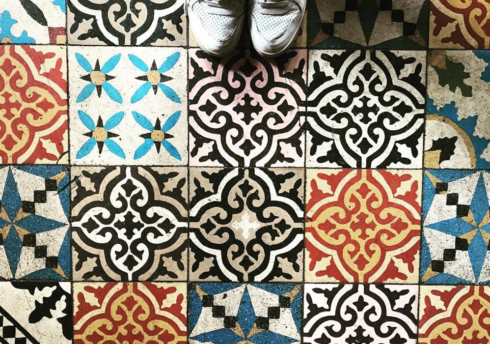 Cement tile pattern 1